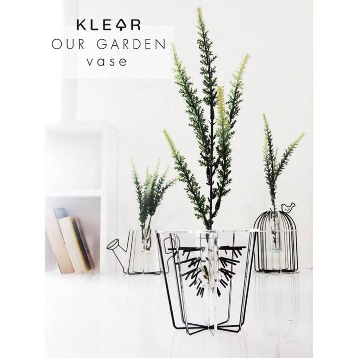 klearobject-our-garden-growing-vase-แจกันดอกไม้-แจกันอะคริลิค-รูปทรงกรงนก-แจกันดอกไม้อะคริลิค-แจกันแปลกใหม่-แจกัน-ใส่ดอกไม้-แจกันใส่ดอกไม้-ดอกไม้