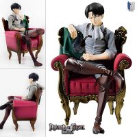 Figure ฟิกเกอร์ จากการ์ตูนเรื่อง Attack on Titan Shingeki no Kyojin ผ่าพิภพไททัน Levi Ackerman รีไวล์ แอคเคอร์แมน Sleeping Chair โมเดล การ์ตูน Complete Figure Model Cartoon Anime Hobby Manga Gift อนิเมะ มังงะ ของขวัญ ตุ๊กตา ของสะสม