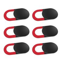 6 Pack Webcam Cover Slide Privacy Protection Ultra Thin Anti-Spy Laptop Camera Cover For Computer  Pro Lens Caps