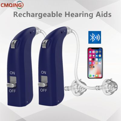 【CW】♚  Digital Rechargeable Hearing Aids USB Ear Sound Amplifier  Adjustable Bluetooth Aid Elderly Audifonos