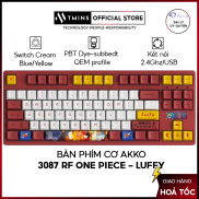Akko 3087 RF V3 one piece mechanical keyboard-Luffy dual-mode Akko SW v3
