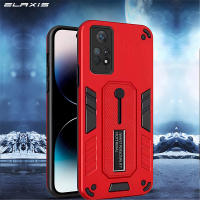 เคสกันกระแทกทหาร ELAXIS สำหรับ Xiaomi Redmi Note 11 Pro/note 11 Pro 5G ฝาหลัง Cmaera เลนส์เคสป้องกัน One-Piece ที่มองไม่เห็นที่วางโทรศัพท์ยืนสำหรับดีไซน์ใหม่