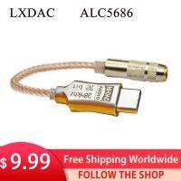 LXDAC A01 ALC5686 USB Type C to 3.5mm Angeldac earphone Amplifie Digital Decoder AUX Cable OTG Adapter Connector Android