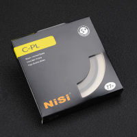 NiSi CPL Circular Polarizer กล้องเลนส์กรองเลนส์37มม. 40.5มม. 43มม. 46มม. 49มม. 52มม. 55มม. 58มม. 62มม. 67มม. 72มม. 77มม. 82มม.