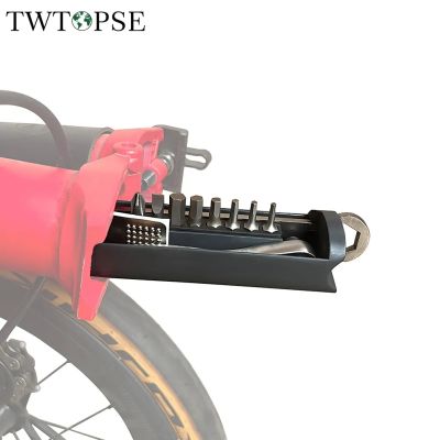 TWTOPSE เครื่องมือซ่อมจักรยานสำหรับจักรยานพับ Brompton ที่นั่งหลอดซ่อน Toolkit A C สายกรอบ Ratchet Driver Spanner 8 Bits เครื่องมือ