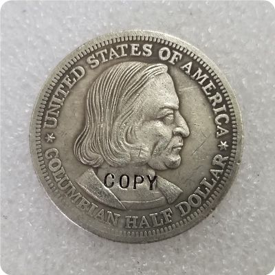 【CW】❀  1892 half Columbian Exposition Copy Coin commemorative coins-replica coins medal collectibles