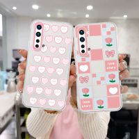 เคส Realme C11 2023 C21Y C31 C35 C15 C21 C25 C20 C3 C12 C2 C25S 5 5S 5i C17 7i C1 C25Y C2 C3i 6i C20A realme Narzo 20 10 10A 20A 30A เคสเรียลมี ่หัวใจสีชมพู เคสมือถือแบบนิ่ม QC8191638