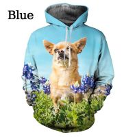 Animal Chihuahua Dog Hoodies For Men Women Kids Kawaii Funny Hoodie 3D Print Autumn Long Sleeve Coat Boy Girl Casual Loose Tops