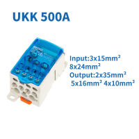 1Pc UKK500A UKK-500A Jtion 1 In 11 Out Universal Wire ขั้วต่อไฟฟ้า Din Rail Terminal Block Power Distribution