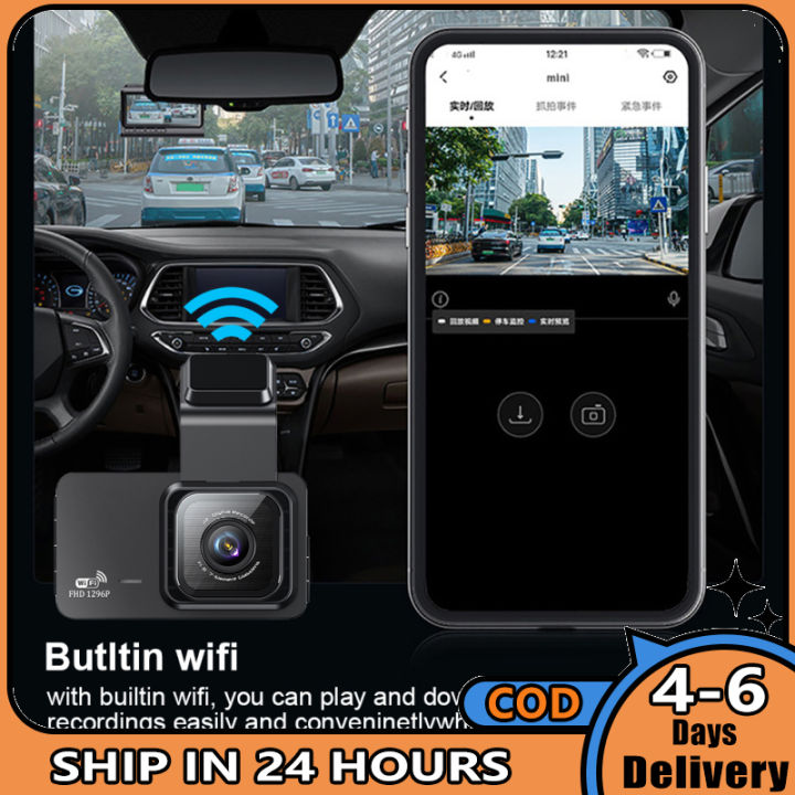 am-กล้องติดรถยนต์-wi-fi-3-หน้าจอ-ips-ด้านหน้าด้านหลังคู่กล้องติดรถยนต์120-มุมกว้างกล้องติดรถยนต์ลูปควบคุมผ่านแอป