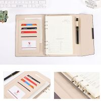 《   CYUCHEN KK 》 Binder Notebook Pu Leather Bible Notepad Folder A5 B5 Diary Weekly Planner Agenda Planner Note Books Travel Journal Gift