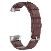 Watch Band Strap Genuine Leather Watchbands for Fitbit Charge3 Charge4