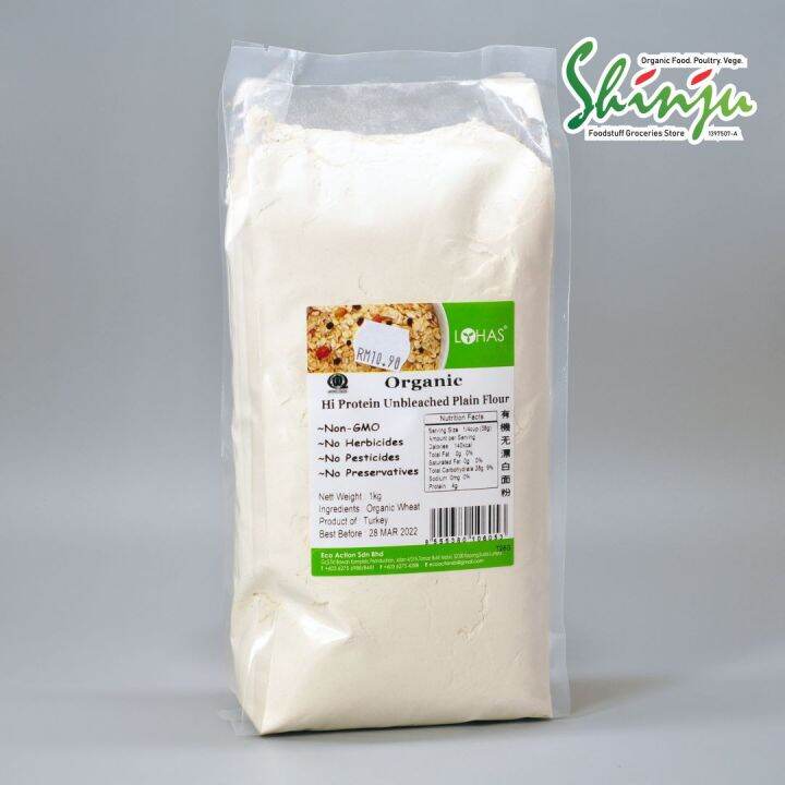 LOHAS Organic High Protein Flour 1kg Lazada