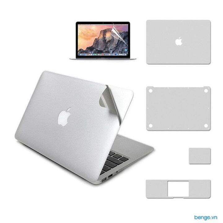 jcpal-ฟิล์มกันรอย-macbook-air-13-macguard-5-in-1-ฝาหลังจอ-ฟิมล์หน้าจอ-ที่รองมือ-trackpad-ฝาล่าง-สินค้าคุณภาพสูง