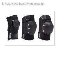 Inline Skate Protection Set Adult 3-Piece อุปกรณ์ป้องกัน อินไลน์สเก็ต สำหรับผู้ใหญ่แบบ 3 ชิ้นรุ่น Fit500