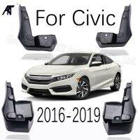 แผ่นกันโคลนเหมาะสำหรับ HONDA CIVIC,แผ่นกันโคลนหน้าหลังสำหรับรถเก๋ง4ประตูปี2016 2017 2018 2019