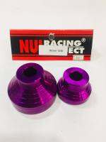 ??บูทล้อหน้าเวฟ110i (สีม่วง) บรรจุ 1 คู่ งาน NUI Racing ชิ้นส่วนอะไหล่แต่งมอเตอร์ไซค์