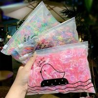 【Ready Stock】 ☏ C18 1000pcs/bag Fashion Korean Girls Ponytail Holder Colorful Small Disposable Rubber BandsElastic Hair Bands Headband