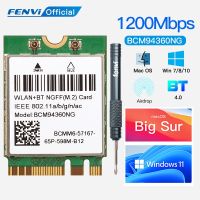 Dual Band ไร้สาย Hackintosh BCM94360NG การ์ด WIFI NGFF M.2 1200Mbps Bluetooth4.0 BCM94352Z NGFF 802.11Ac อะแด็ปเตอร์ Wlan DW1560