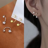 Cartilage Piercing Stainless Steel Stainless Steel Ear Studs Earrings - 2pcs - Aliexpress