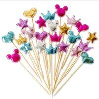 【hot】✼  50pcs/lot Star Birthday Flag Baby Shower Wedding Decoration Supplies