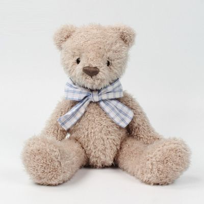 ตุ๊กตาผ้านุ่มตุ๊กตาหมีผ้าพลัฌยัดไส้พร้อมโบว์ตุ๊กตาน่ารักขนาด9.2นิ้วชุดหมีน่ากอดของเล่น