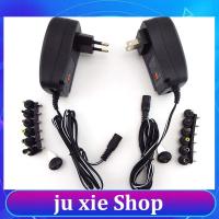 JuXie store 3V 4.5V 5V 6V 7.5V 9V 12V 2A 2.1A AC/DC Adapter Power Supply Plug Adjustable Adaptor Charger for LED Light Strip CCTV