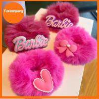 YUXEANPENG ตุ๊กตาผ้าพลัฌ ตุ๊กตาบาร์บี้ scrunchie สีทึบทึบ แฟชั่นสำหรับผู้หญิง ยางรัดผม ของใหม่ อุปกรณ์เสริมผม เชือกรัดผม สำหรับผู้หญิง