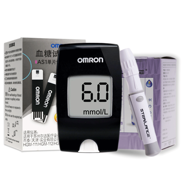 Omron blood glucose tester AS1 test strip HGM111/112/114 Home automatic 100piece package