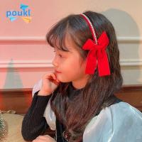 POUKL หวานหวานแหววว วันเกิด headbands สำหรับเด็กผู้หญิง กันลื่น คริสตัลคริสตัลคริสตัล โบว์กำมะหยี่ ไข่มุกไข่มุก มงกุฎมงกุฎดอกไม้ ล้างหน้า ที่คาดผมสำหรับปีใหม่ ห่วงผมผู้หญิง ที่คาดผมเกาหลี เด็ก Headwear