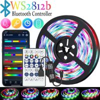 5V magic color USB light strip RGB flash color changing ws2812b desktop atmosphere led light strip