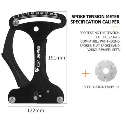 สอบเทียบล้อจักรยานเสือภูเขาสำหรับรอบซี่จักรยานพูด Tensiometer ขนาดเล็กพูด Tensiometer เครื่องมือการสอบเทียบ