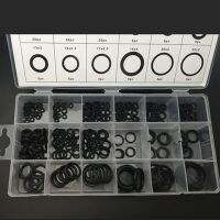 225PCS O-Type Sealing Ring Outfit Black Rubber band Oil Resistant Wear-Resistant Rings Kit Assortment