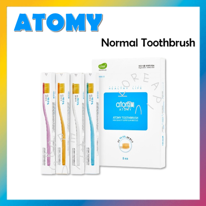 [ATOMY] Normal Toothbrush 3ea/ 8ea (1set) | Lazada