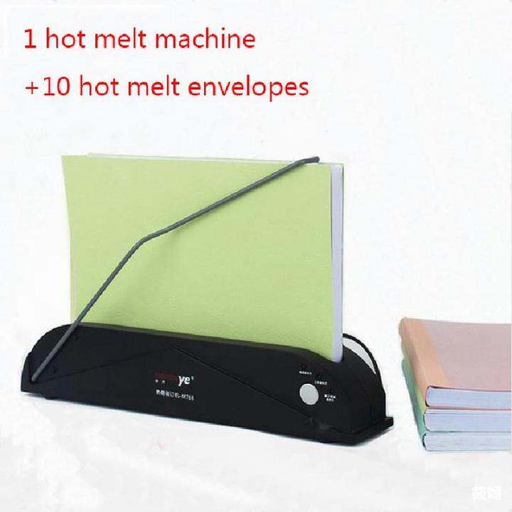 Glue Binding Machine Hot Melt Glue Automatic A4 Document Office Desktop