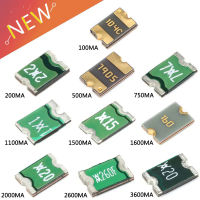 20ชิ้นล็อต1812 0.05A 0.1A0.2A0.5A2.6A1.1A1.5A1.6A2A3.5A SMD ตั้งค่าใหม่ได้ฟิวส์ PPTC PolySwitch ฟิวส์การกู้คืนด้วยตนเอง