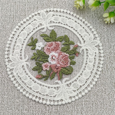 12cm Coaster European Style Coaster Coffee Cups Coaster Plate Mat Bowls Lace Coaster Vintage Coaster Placemat