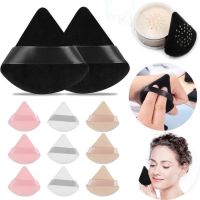 Triangle powder puff soft sponge velvet foundation make-up puff facial makeup eye contour cosmetic shadow washable 1 piec