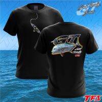 New Fashion TFS | GT Giant Trevally Series Fishing T-shirt 2023 | 100% Microfiber | Ready Stock | 2023