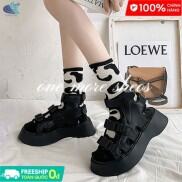 YUNGUANG Giày sandal đế dày đế dày kiểu La Mã dành cho nữ Nhật Bản phù hợp