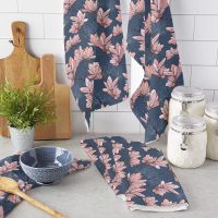 Magnolia Flower Japan Pink Kitchen Towel Cleaning Cloth Microfiber Soft Household Super Absorbent Dish Washing Cloth Dish Cloth  Towels