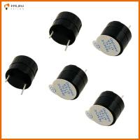 PPILMN 5pcs 5V ค่ะ Piezo Buzzer ขั้ว2ขั้ว 129.5มม. เสียงกริ่งต่อเนื่อง เสียงกริ่ง สีดำสีดำ เสียงกริ่ง