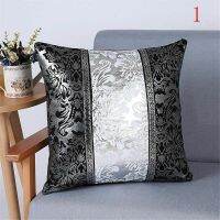 31Luxury Vintage Black and Silver Decorative Cushion Cover Floral Pillow Case For Car Sofa Decor Pillowcase Home Pillow Covers