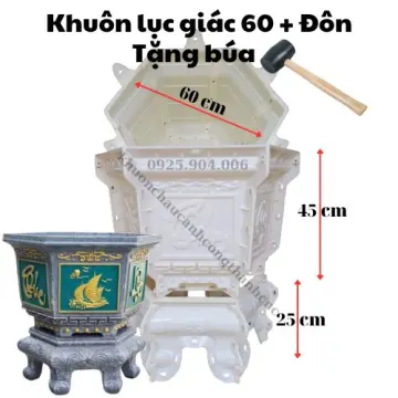 Cách sáng tạo hình dáng và trang trí chậu xi măng