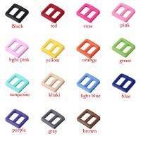 20pcs/ Pack 3/8 quot; Plastic Mix Colors Slider Tri-Glide Adjust Tri-ring Buckles Backpack Straps Webbing 10mm A038