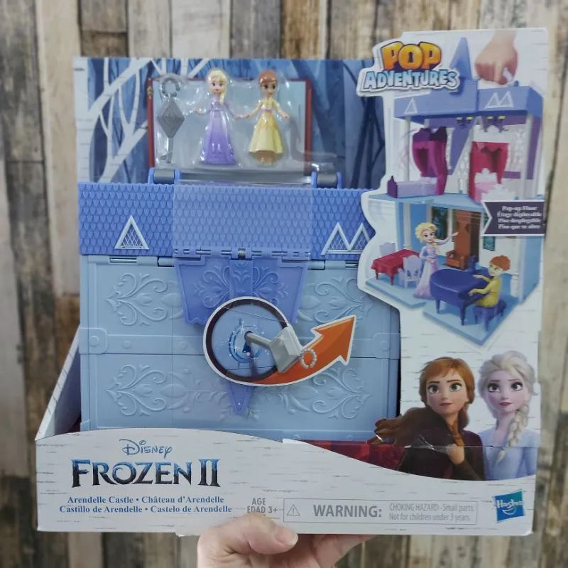 disney frozen pop adventures arendelle castle playset with handle