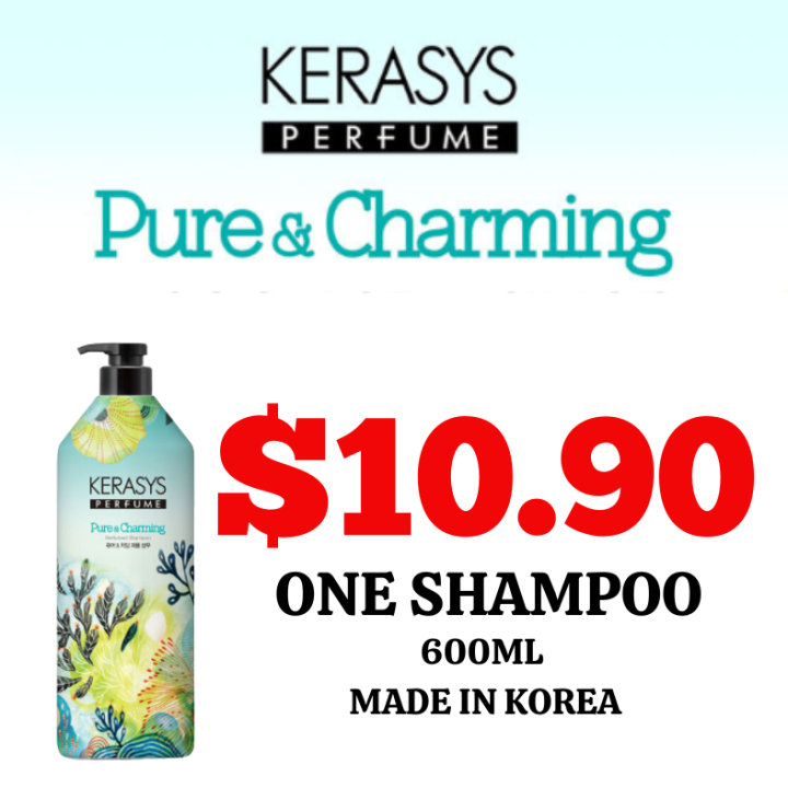 Kerasys Perfume Pure and Charming Shampoo 600ml x Made in Korea x