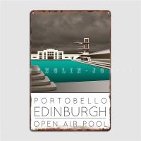 โปสเตอร์ลิโด้ Edinportobello ป้ายโลหะปรับแต่งสโมสรบ้านแผ่นโลหะประดับผนังสโมสรโรงรถโปสเตอร์ดีบุก0718