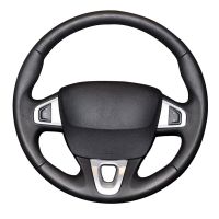 Customized Original DIY Car Steering Wheel Cover For Renault Megane 3 Scenic Fluence ZE Leather Braid For Steering Wheel Steering Wheels Accessories