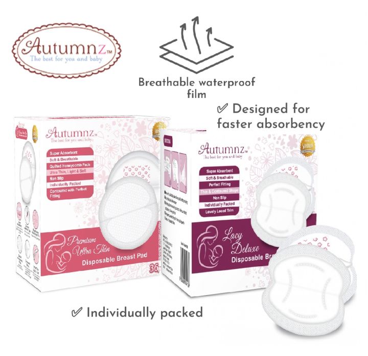 Autumnz LACY Deluxe Disposable Breast Pads 36pcs